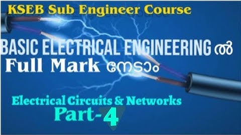 KSEB Sub Engineer✍️|Basic Electrical Engg-Part 4 |Electrical Waves✨