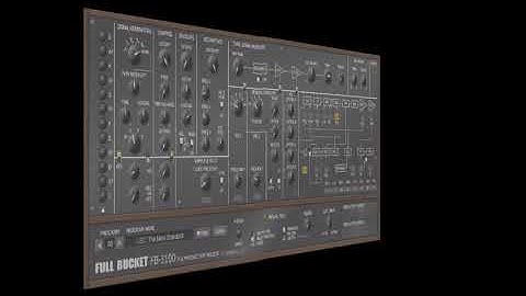 FREE ANALOG STYLE  FB 3100  FULLBUCKET  SOUND DEMO