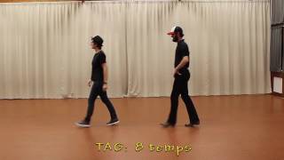 Video thumbnail of "Lay Down and Dance line dance - danse et compte"