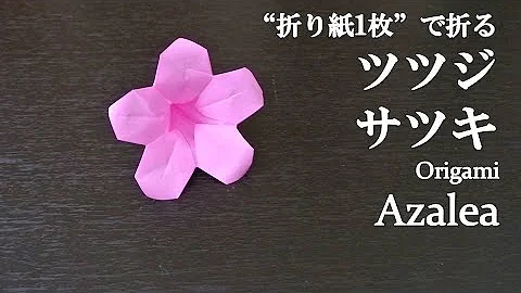 ツツジ花立体作り方ポケモン