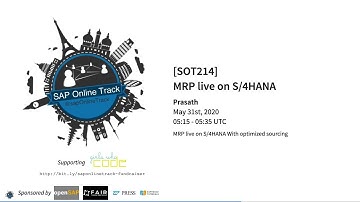 [SOT214] MRP live on S/4HANA