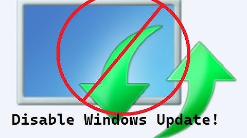 How to disable annoying Windows Update! (READ DESC)