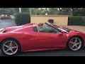 First time getting in our 2013 Ferrari 458 Spider