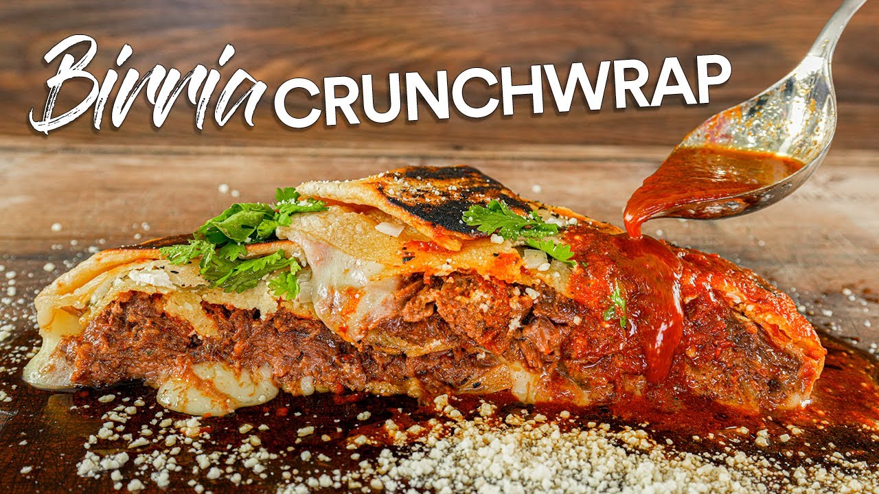 Birria CRUNCHWRAP: The Better-Than-Taco-Bell Recipe! - YouTube