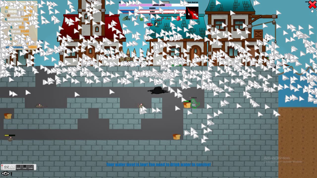 FlyOrDie.io stone eater to cosmic bat evolution