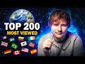 Top 200 most viewed songs 20052022 on youtube  all countries  the best songs of all time