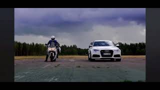 police bike vs audi rs6| #bike #rs6 #police