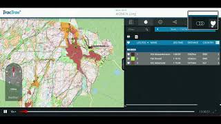 TracTrac Web Viewer for orienteering - Introduction screenshot 1