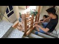 how to build an extremely sturdy wooden staircase, the young carpenter