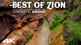 👀 ZI0N NATIONAL PARK - USA ★ CINEMATIC DRONE - 4K