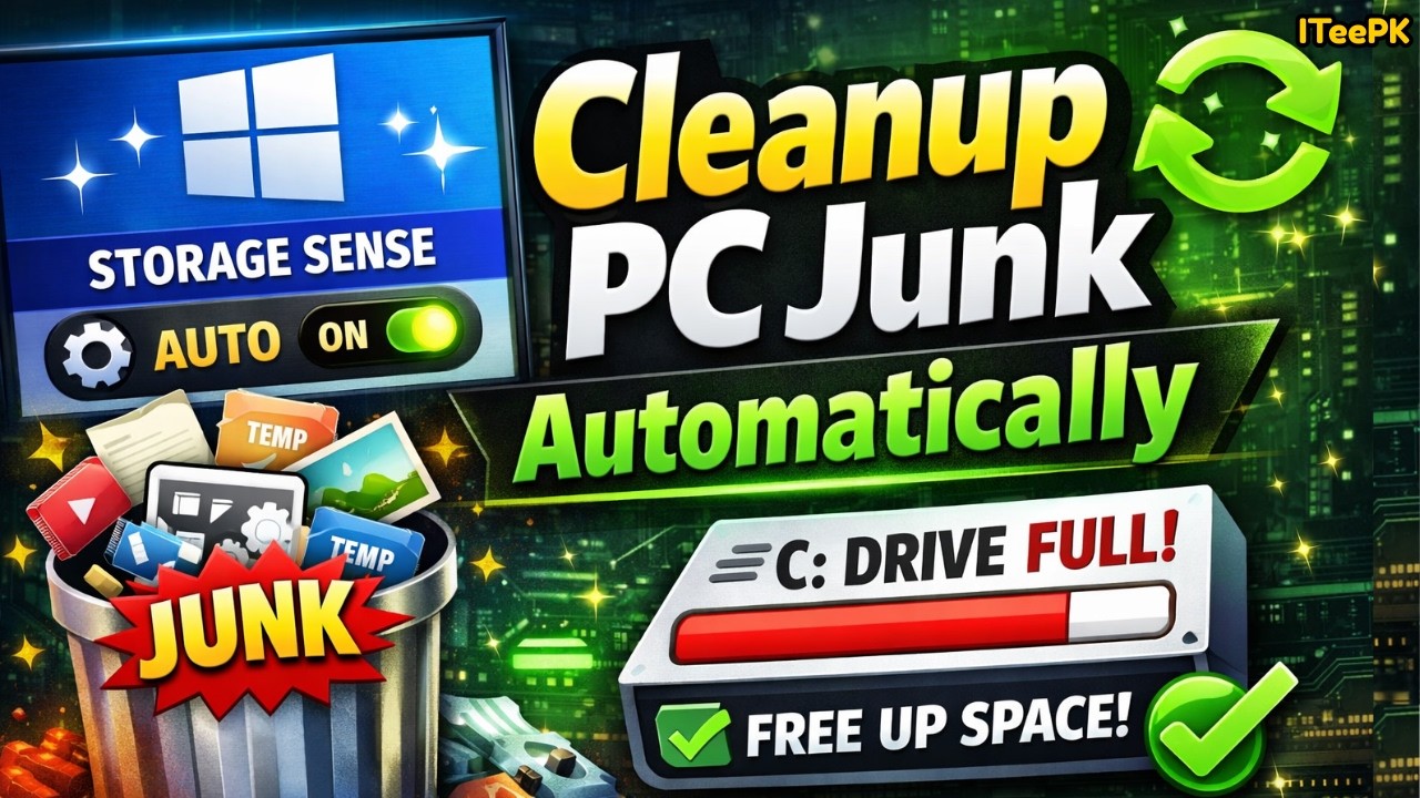 Your Windows PC Is Hiding an Auto Cleanup Tool (Free Up C Drive Space ...