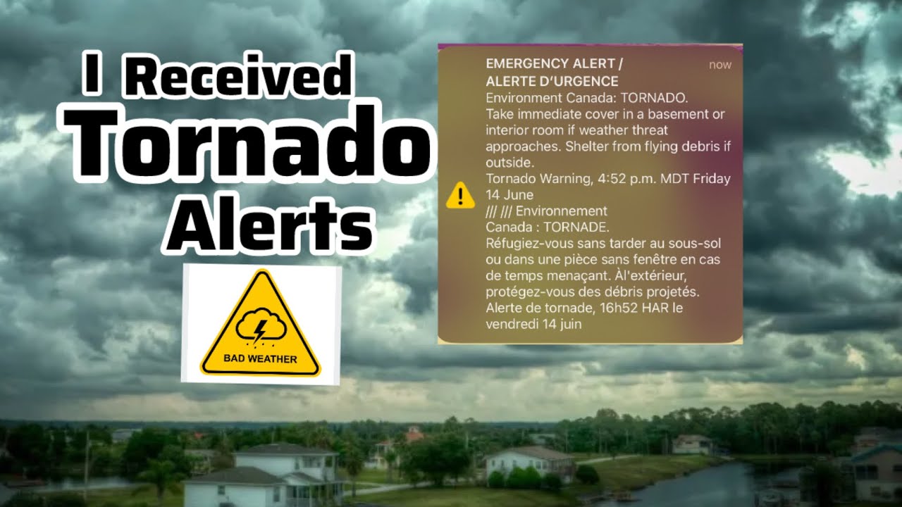 TORNADO alerts Stay Safe Canada🙏 #buhaycanada #ofwlife - YouTube