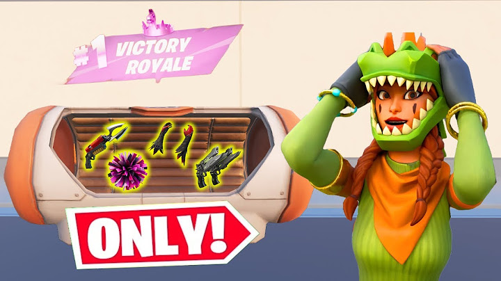 Can I Win a Victory Royale Using ONLY Hero Cache Loot!? (Fortnite Challenge)
