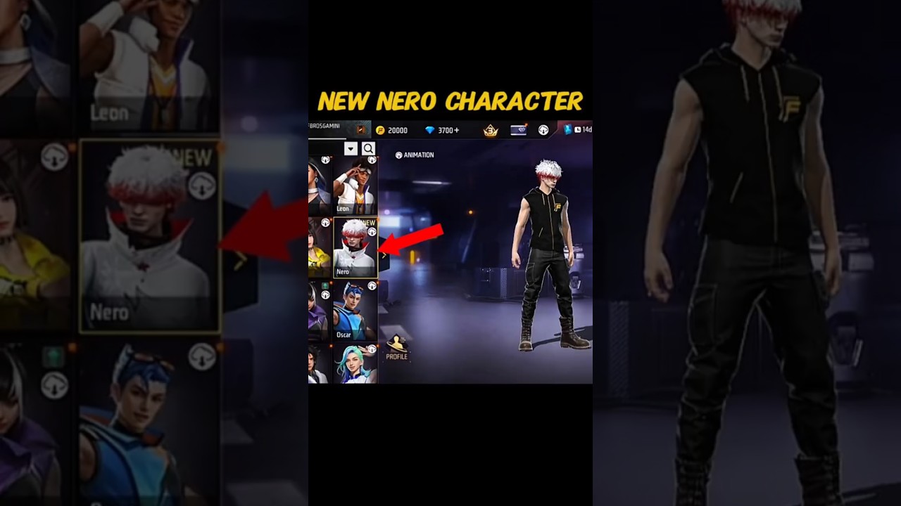 New CHARACTER NERO 😱 in Free Fire OB51 Update 🔥