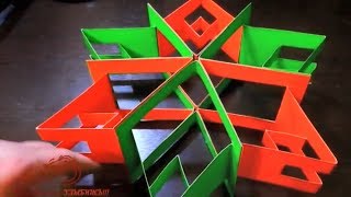 Необычная снежинка-звезда из картона | Новогодние украшения | Christmas DIY | how to fold snowflake