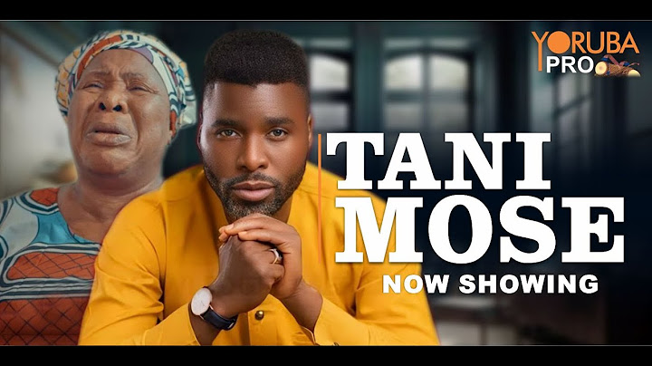 TANI MOSE Latest Yoruba Movie 2025 | Ibrahim Chatta | Madam Saje | Mariam Godwin