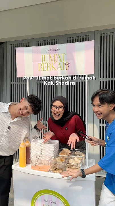 Jumat berkah di rumah kak Shadira