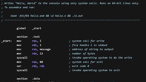 HỢP NGỮ (ASSEMBLY) TRONG 1 PHÚT