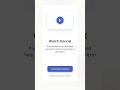 Flutter watch-tutorial onboarding screen — one command #flutter