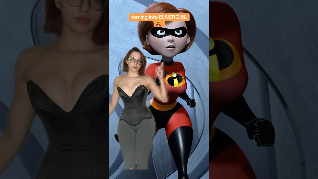 turning myself into ELASTIGIRL 🦸‍♀️