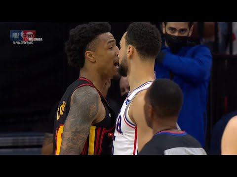 Ben Simmons & John Collins going face to face 😀 76ers vs Hawks Game 7