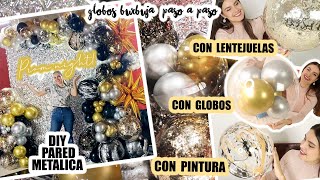 GLOBOS BURBUJA ✨ ¡HAZ 5 TECNICAS FÁCILES! DECORA PARA GRADUACIÓN Ó CUMPLEAÑOS METALICO - SUSIDEAS💡