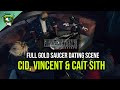 Final fantasy vii rebirth  cid vincent  cait sith gold saucer dating scene full sequence in 4k