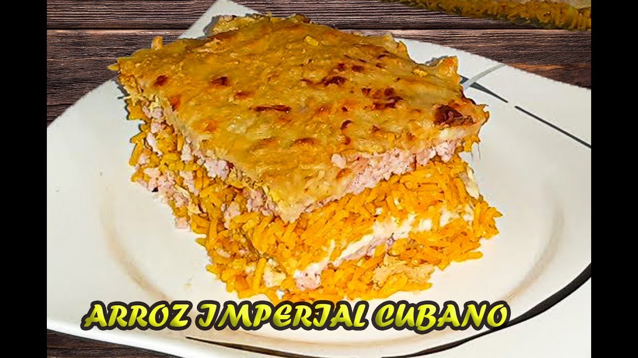 Arroz imperial receta Cubana la mejor YouTube