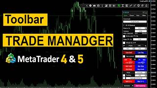 Toolbar | Trading Manager for MetaTrader 4 and 5 screenshot 5