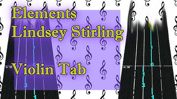 Elements lindsey stirling Violin Tab Tutorial #violintab #elements #lindsey #stirling