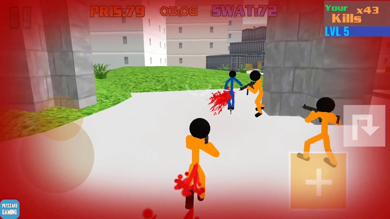 Stickman Prison: Counter Assault Walkthrough Part 2 / Android Gameplay HD