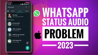 WhatsApp Status Audio Problem on iPhone #iphone #wahatsapstatus