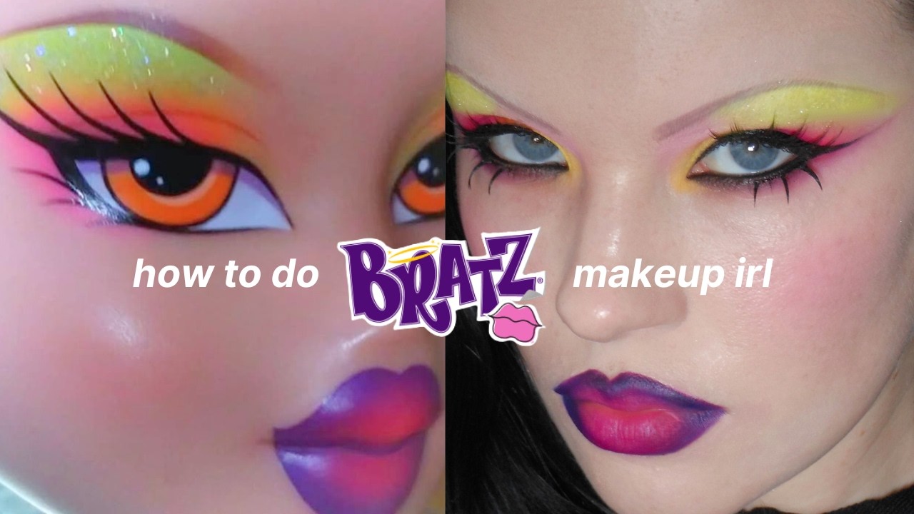 креативный урок по макияжу в стиле Bratz