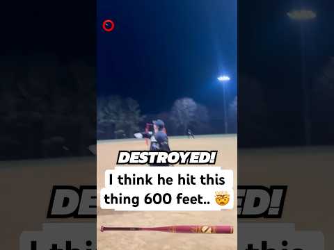 that ball didn't stand a chance..