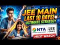 JEE 2026 April Attempt 💯 | Last 10 Days Smart Study Strategy + Motivation 🚀