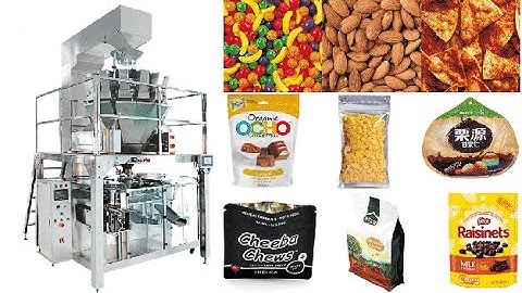 Horizontal Premade Pouch Granule Multihead Weigher Packing Machine