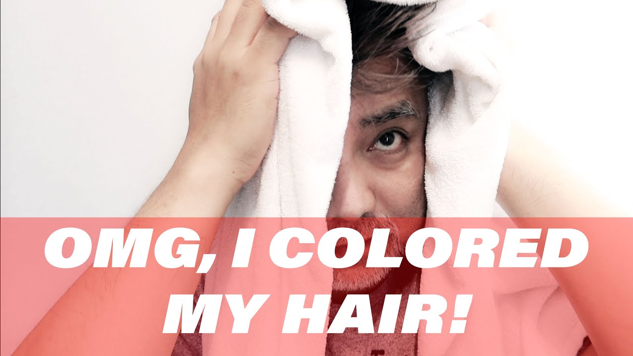OMG I COLORED MY HAIR (Non Allergenic Hair Color) YouTube