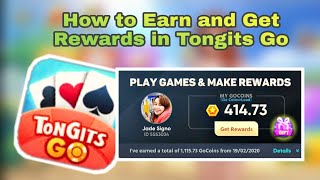 How to Earn and Get Rewards in Tongits Go?