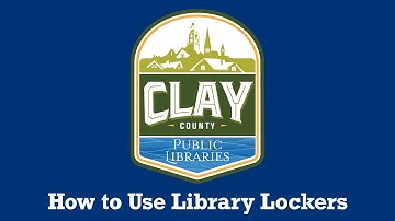 How to Use Library Lockers