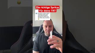 Welche Spritze für deine TRT? Ich erkläre dir auf was du achten musst #bodybuilding