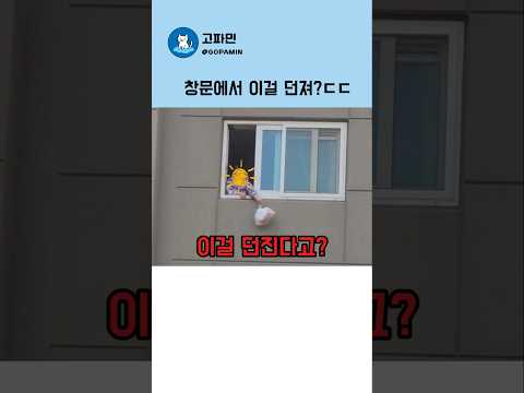 아니, 창문에서 이걸 던진다고? thumbnail