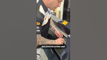 Plotter Series: How to Replace the Cutting Strip on Graphtec FC9000 | XPEL Maintenance #PlotterTips