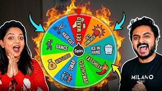 കറക്കിയാൽ കിട്ടുന്നത് RS 50000രൂപ🔥OR എട്ടിന്റെ പണി! 😂 | Spinning Wheel Challenge l UNBOXINGDUDE l 
