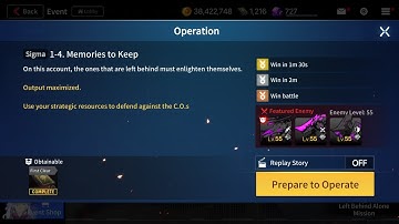 Counter:Side : Sigma 1-4 (Gold Medal Clear)