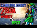 Ranking Every Zelda Game from Worst to Best! (Legend of Zelda 35th Celebration!)