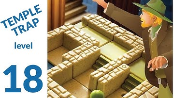 ASMR Daily Puzzle Game - TEMPLE TRAP - level 18 (Whispering)