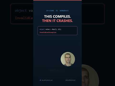 Thumbnail for the video '`where` turns object back into T #012'