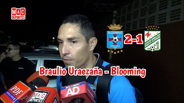 𝗥𝗲𝗽𝗲𝗿𝗰𝘂𝘀𝗶𝗼𝗻𝗲𝘀: Braulio Uraezaña, Blooming (clásico cruceño 203) | 𝗠𝗮𝗰 𝗗𝗲𝗽𝗼𝗿𝘁𝗲𝘀