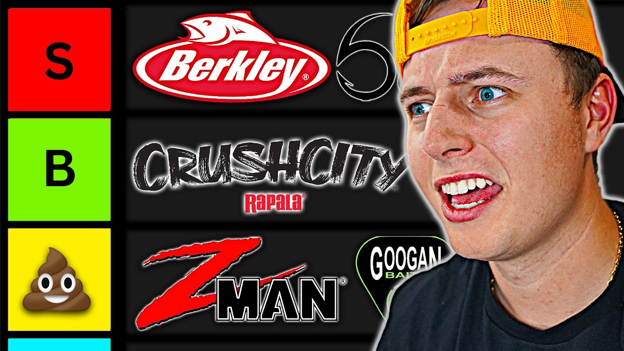 These Fishing Lure Companies are TRASH! (Tier List)