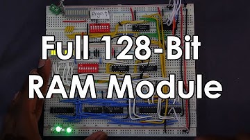 Finished RAM and MAR Module | 8 Bit CPU
